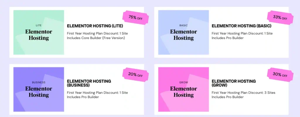 elementor Hosting discount code